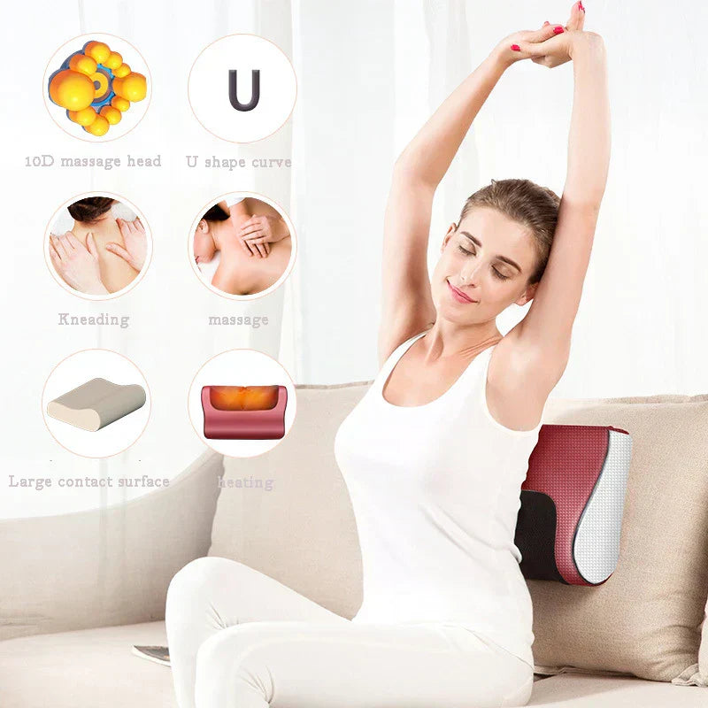 ARABELLA™ Red Pillow Massager – جهاز تدليك الوسادة الحمراء