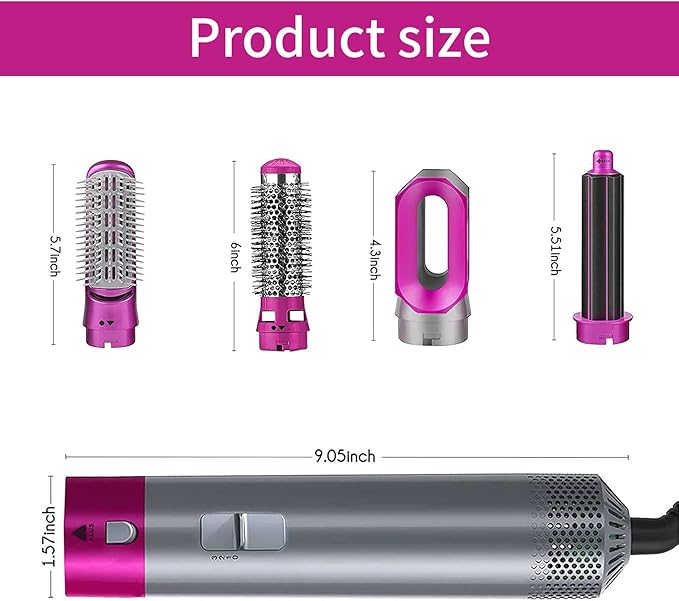 ARABELLA™ Hot Hair Brush 5 in 1 – فرشاة الشعر الساخنة 5 في 1