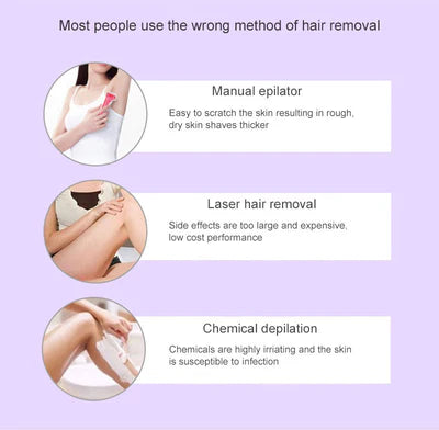 ARABELLA™Purple Epilator – آلة إزالة الشعر البنفسجية
